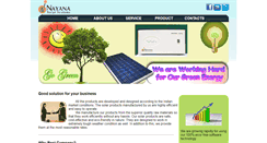 Desktop Screenshot of nayanasolar.com